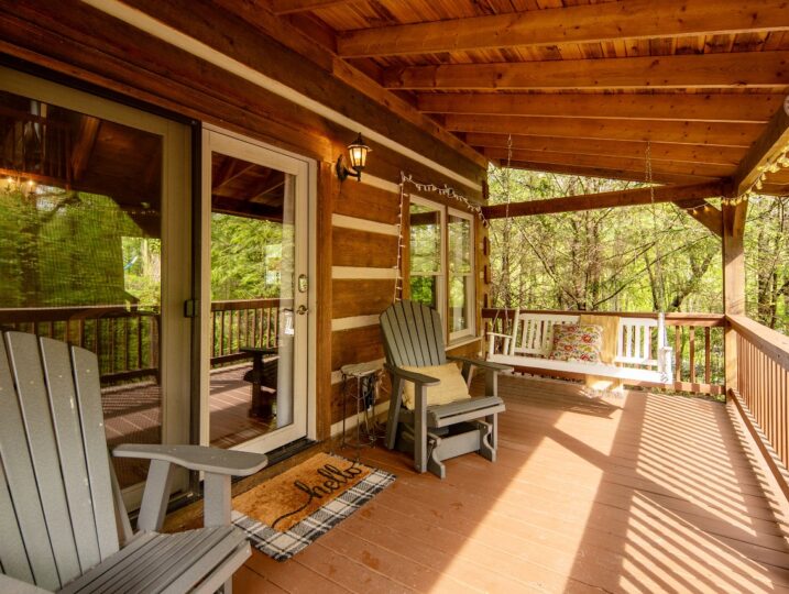 Front porch of a cabin