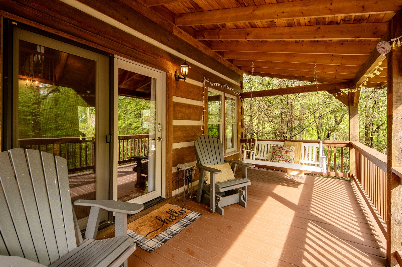 Front porch of a cabin