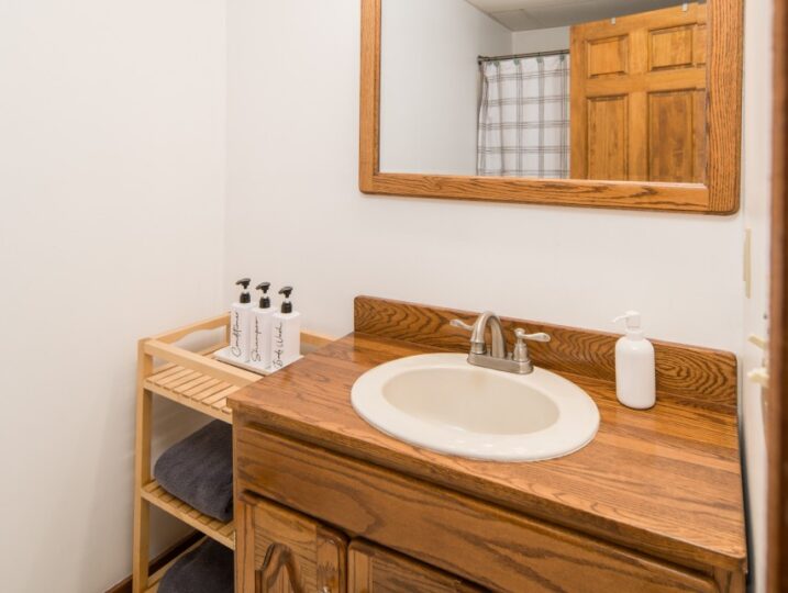 Apartment Bathroom Sink Tanglewood Log Cabin Kradel's Kabins