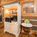 Coffee Bar Kitchen Log Cabin Tanglewood Kradel's Kabins